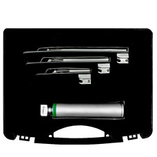 Ларингоскоп Миллера, набор из 3-х клинков, волоконнооптические