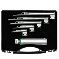 Ларингоскоп Миллера, набор из 5-х клинков, волоконнооптические 