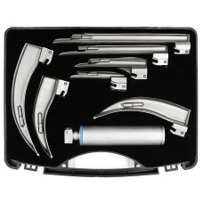 Набор ларингоскопов Макинтош + Миллер (McIntosh + Miller) 7 клинков