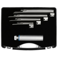 Набор ларингоскопов Миллера (Miller) 4 клинкa (№ 1, 2, 3, 4)