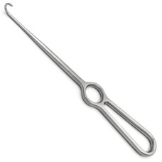 Крючок хирургический Кохера, тупой, 1 зубец, 220 мм