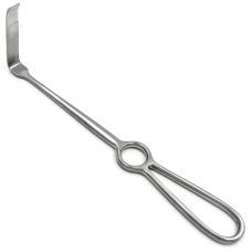 Ретрактор Кохера-Лангенбека, 60 мм х 12 мм, с насечкой, 215 мм