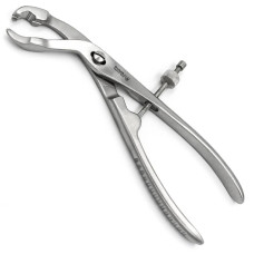 Костодержатель изогнутый с винтовым фиксатором, 190 мм