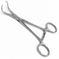 Костодержатель с кремальерой (цапка костная), 140 мм