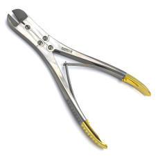 Кусачки для перекусывания спиц и винтов, с покрытием ручек карбидом титана (желтого цвета), 175 мм