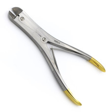 Кусачки для перекусывания спиц и винтов, с покрытием ручек карбидом титана (желтого цвета), 220 мм