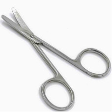 Ножницы операционные изогнутые тупоконечные, 100 мм