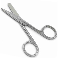 Ножницы операционные прямые с одним острым, 100 мм