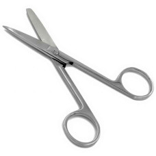 Ножницы операционные прямые с одним острым, 115 мм