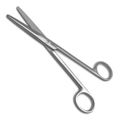 Ножницы Мейо прямые тупоконечные, 150 мм