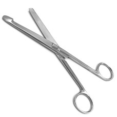 Ножницы кишечные анатомические прямые с пуговицей,205 мм