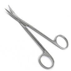 Ножницы  по Метценбауму изогнутые остроконечные, 130 мм