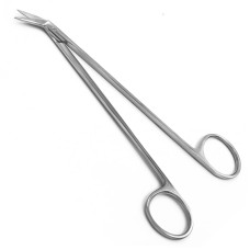 Ножницы сосудистые, горизонтально-изогнутые, 45⁰, остроконечные, 160 мм