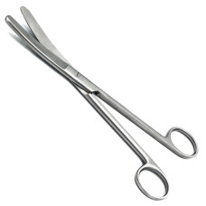 Ножницы операционные изогнутые тупоконечные, 200 мм