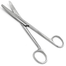 Ножницы операционные изогнутые тупоконечные, 170 мм