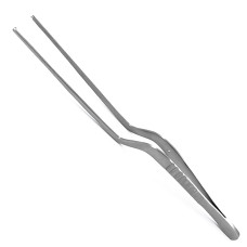 Пинцет хирургический ушной, штыкообразный, 1/2 зуба, 200 мм