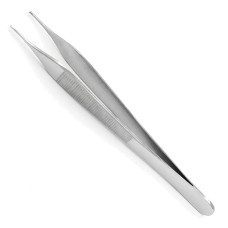 Пинцет Адсона хирургический, 1/2 зуба, 150 мм 