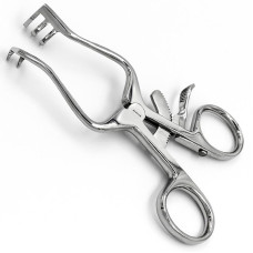 Ранорасширитель острый с кремальерой, 2х3 зубца, 105 мм