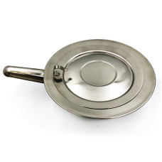 Судно подкладное универсальный, из нержавеющей стали, с крышкой 310 мм