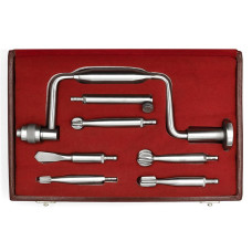 Коловорот с удлинителем и набором сверл, 270 мм