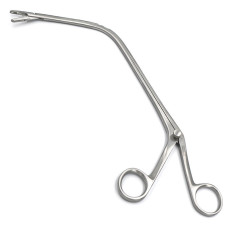 Щипцы биопсионные гортанные Франкел, изогнутые, 244 мм.