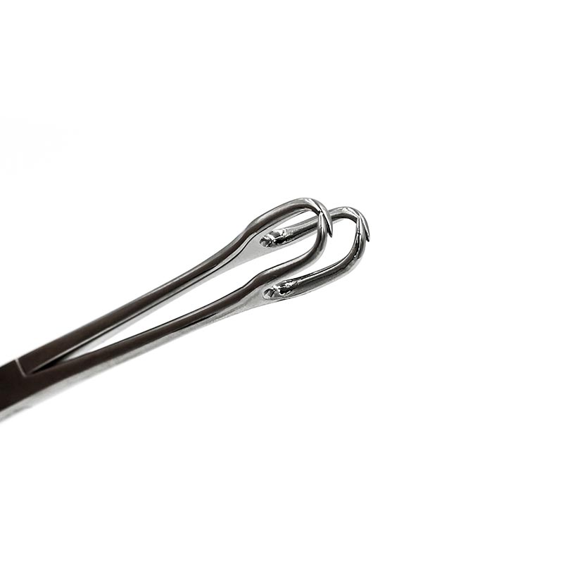 Щипцы маточные по Якобсу (Jacobs), прямые, острые, 2/2 зуба