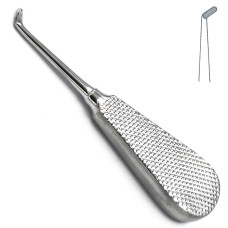 Элеватор зубной, угловой, правый, малый, № 4 