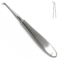 Элеватор зубной, угловой, правый, малый, № 2