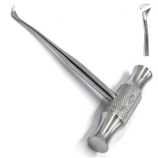 Элеватор зубной стоматологический Вальтера, корневой, левый, Т-образная ручка