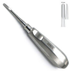 Элеватор апикальный зубной, прямой, 4 мм