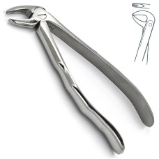 Щипцы для удаления молочных резцов нижней челюсти № 38, типа Щ-179-А, анатомические ручки