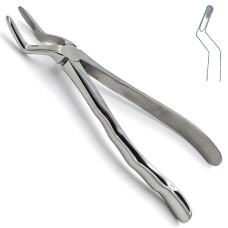 Щипцы для удаления корней зубов верхней челюсти с широкими губками, № 52, типа Щ-183-А, анатомические ручки