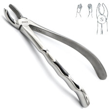 Щипцы для удаления моляров верхней челюсти правая сторона № 17, типа Щ-174-А анатомические ручки