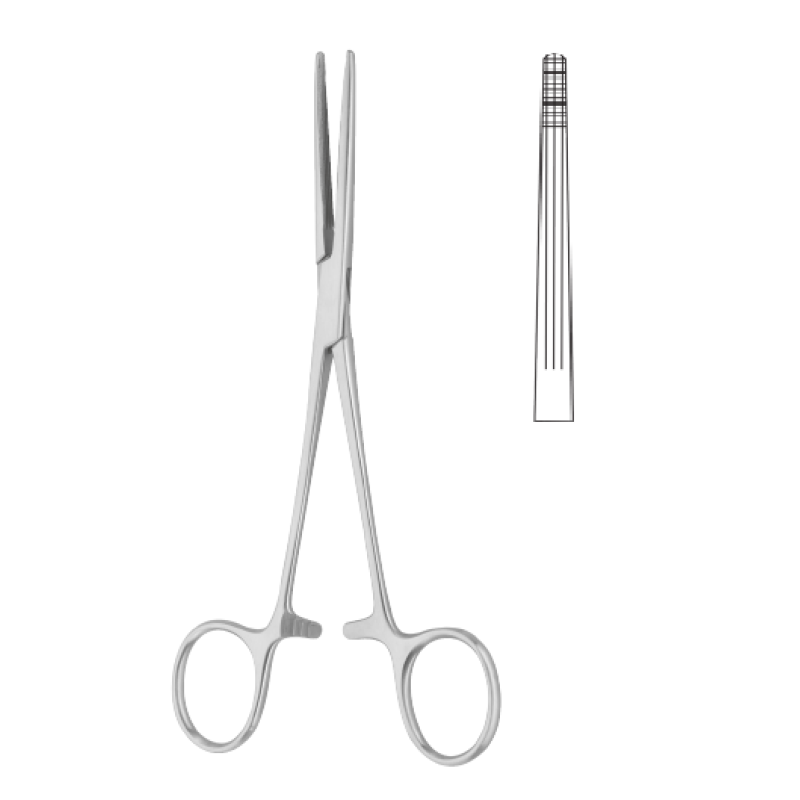 Зажим кровоостанавливающий по Рочестер-Кармаль, прямой, 16 cм 