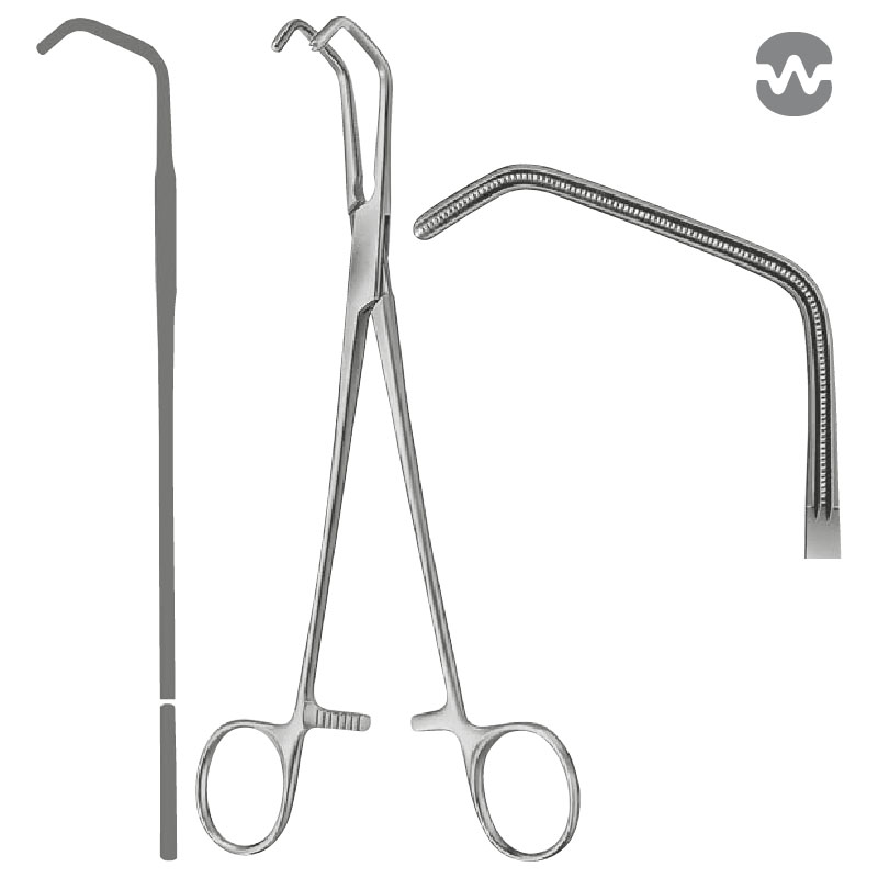 Зажим атравматический ДеБейки-Бек (DeBakey-Beck), 21 см