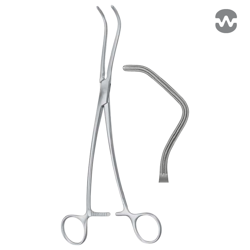 Зажим атравматический ДеБейки-Харкен (DeBakey-Harken), 24,5 см