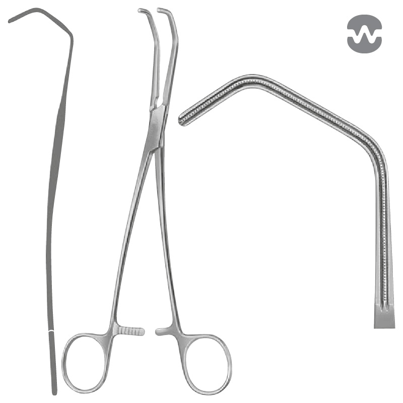 Зажим атравматический ДеБейки (DeBakey), 24,5 см