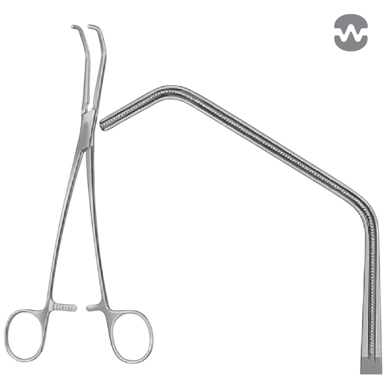 Зажим атравматический ДеБейки (DeBakey), 28 см