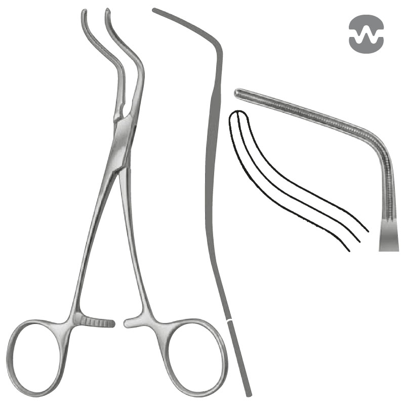 Зажим атравматический Субраманян (Subramanian), 15,5 см