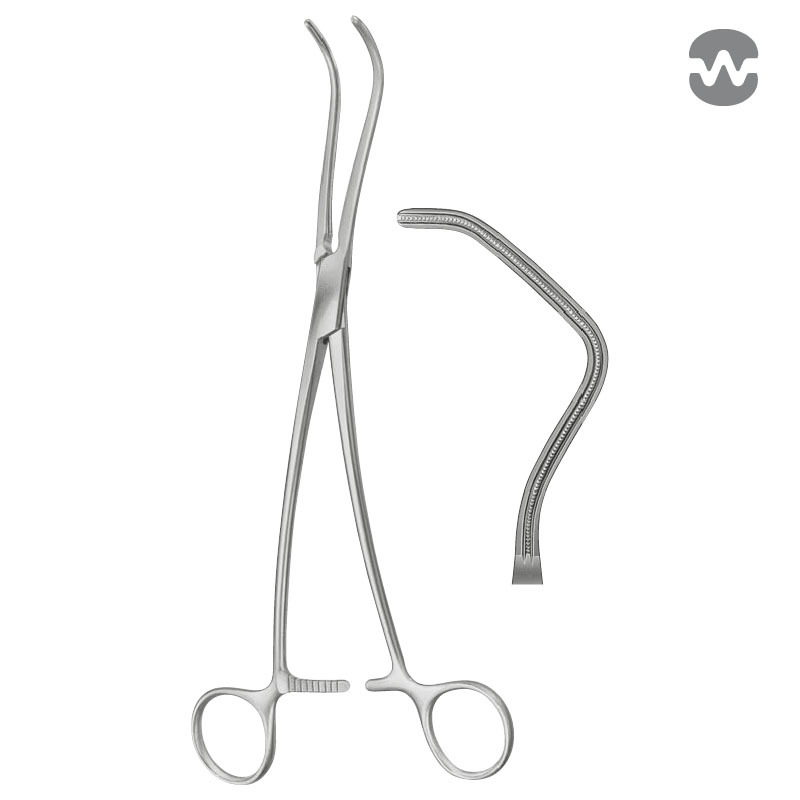 Зажим атравматический Харкен (Harken), 24 см