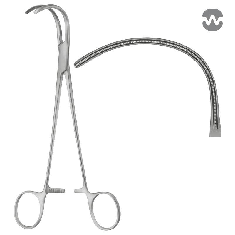 Зажим атравматический Гловер (Glover), 21 см