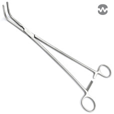 Зажим атравматический ДеБейки-Микстер, изогнутый, 285 мм