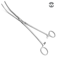 Зажим атравматический ДеБейки-Пеана, изогнутый, 265 мм