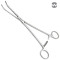 Зажим атравматический ДеБейки-Румел (DeBakey-Rumel), изогнутый, 25 см