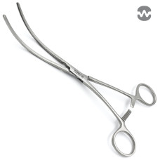 Зажим атравматический ДеБейки, S-изогнутый, 200 мм