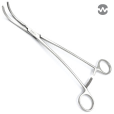 Зажим атравматический ДеБейки, S-изогнутый, 255 мм