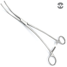 Зажим атравматический ДеБейки, S-изогнутый, 280 мм