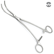 Зажим атравматический ДеБейки-Бансон, изогнутый, 235 мм