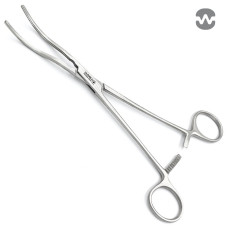 Зажим атравматический Гловер, ложкообразный, 220 мм