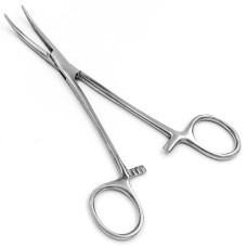 Зажим Бильрот изогнутый, 180 мм, №2